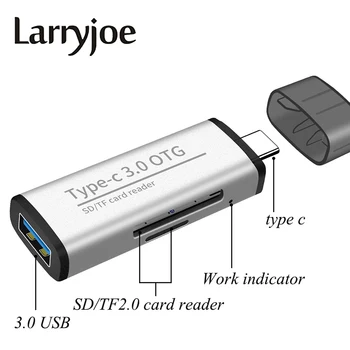 Larryjoe Type-c otg Card Reader sd tf Card Computer Android Mobile Phone Multi-functional Card Reader USB3.0 Hub
Larryjoe Type-c otg Card Reader sd tf Card Computer Android Mobile Phone Multi-functional Card Reader USB3.0 Hub