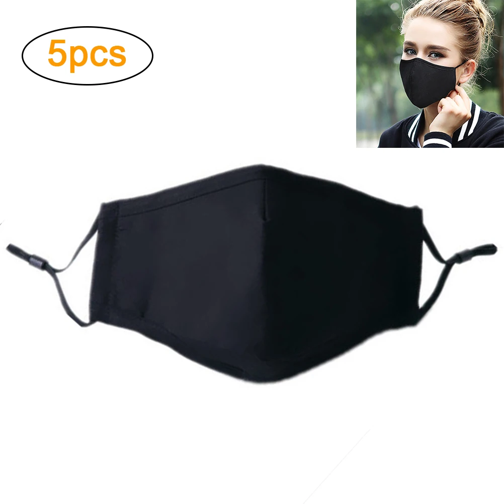 5 Pcs Reusable Breath PM2.5 Mouth Mask Anti-Dust Anti Pollution Mask Cloth Activated Carbon Filter Respirator FaceMasks Unisex
5 Pcs Reusable Breath PM2.5 Mouth Mask Anti-Dust Anti Pollution Mask Cloth Activated Carbon Filter Respirator FaceMasks Unisex