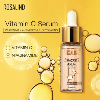 ROSALIND Vitamin C Face Serum Hyaluronic Acid For Face Acne Treatment Whitening Cream Anti Aging Remove Black Dot Skin Care 15ml
ROSALIND Vitamin C Face Serum Hyaluronic Acid For Face Acne Treatment Whitening Cream Anti Aging Remove Black Dot Skin Care 15ml