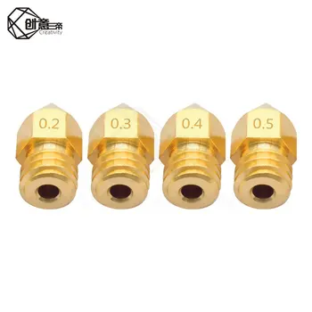 10pcs MK7/MK8 Nozzle For 3d Printer 0.2/0.3/0.4/0.5/0.6/0.8 mm Copper Parts Extruder Threaded 1.75mm Filament Head Brass Nozzles
10pcs MK7/MK8 Nozzle For 3d Printer 0.2/0.3/0.4/0.5/0.6/0.8 mm Copper Parts Extruder Threaded 1.75mm Filament Head Brass Nozzles
