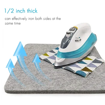 Thick Wool Ironing Mat for Quilting Smooth Pressing Pad Quilting Heat Resistant for Ironing Sewing Cutting on Ironing Board
Thick Wool Ironing Mat for Quilting Smooth Pressing Pad Quilting Heat Resistant for Ironing Sewing Cutting on Ironing Board