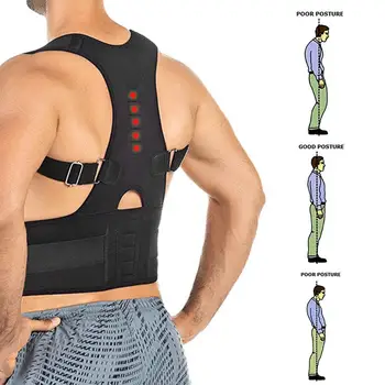 Adjustable Magnetic Posture Corrector Corset Back Brace Back Belt Lumbar Support Straight Corrector
Adjustable Magnetic Posture Corrector Corset Back Brace Back Belt Lumbar Support Straight Corrector