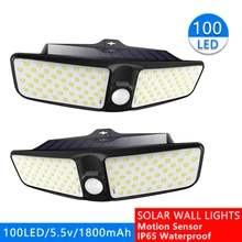 IP65 Waterproof Solar Outdoor Lights Motion Sensor 100 LEDs with 1800mAh Battery Wall Lamp for Garage Patio Yard Cool White
IP65 Waterproof Solar Outdoor Lights Motion Sensor 100 LEDs with 1800mAh Battery Wall Lamp for Garage Patio Yard Cool White
