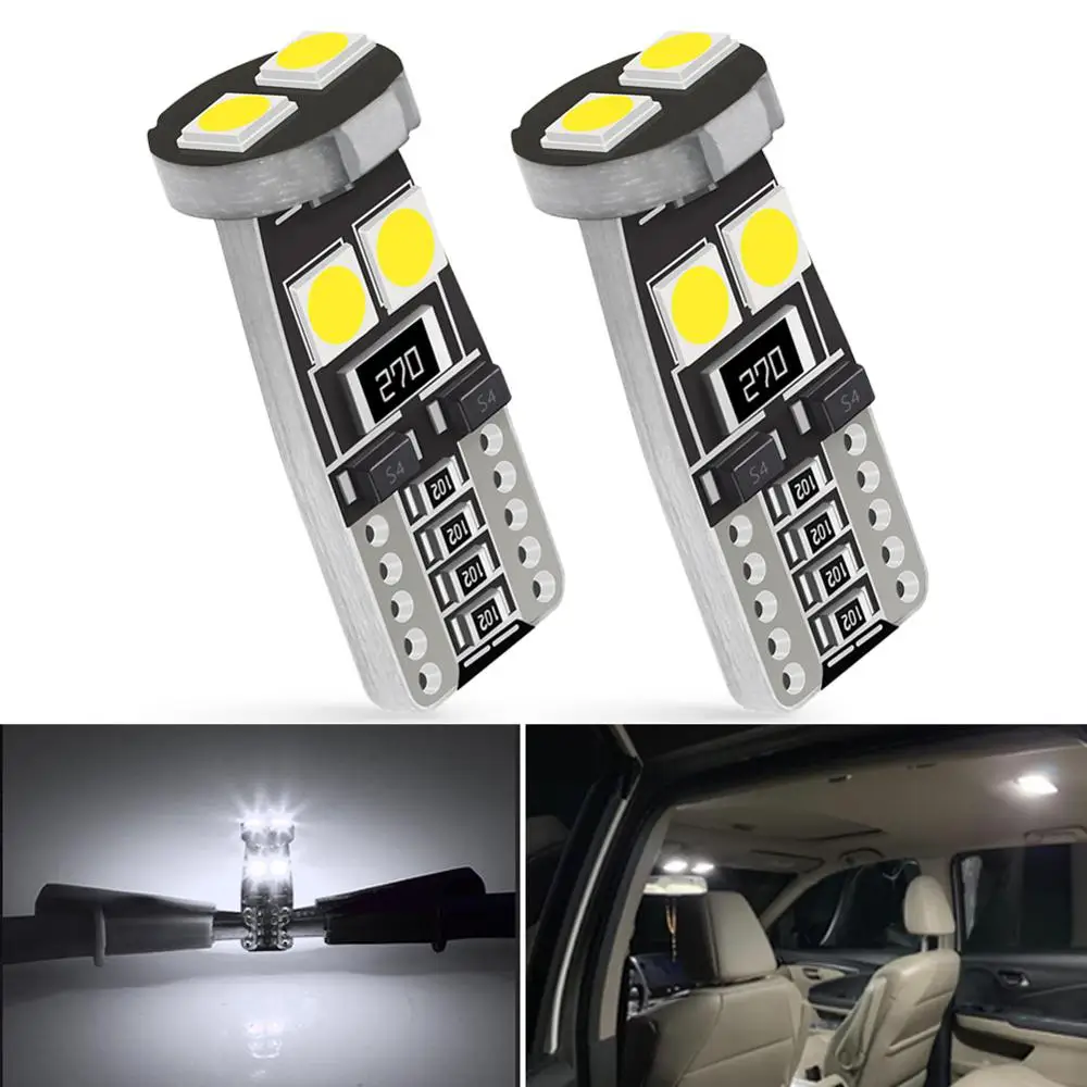 2pcs T10 W5W White Led Car Canbus Light Canbus t10 Led red bule Amber 194 168 3030SMD Parking Plate Lights Universal Cars Bulbs
2pcs T10 W5W White Led Car Canbus Light Canbus t10 Led red bule Amber 194 168 3030SMD Parking Plate Lights Universal Cars Bulbs