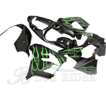 customized motorcycle fairing kit for Kawasaki ninja ZX-9R 2000 2001 green flames black aftermarket bodywork ZX9R 00 01 r9
customized motorcycle fairing kit for Kawasaki ninja ZX-9R 2000 2001 green flames black aftermarket bodywork ZX9R 00 01 r9