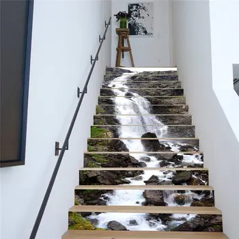 13pcs/set 100*18cm 3D Pattern Self-adhesive Stair Sticker Floor Wall Sticker Waterproof PVC DIY Home Decor Wallpaper Mura
13pcs/set 100*18cm 3D Pattern Self-adhesive Stair Sticker Floor Wall Sticker Waterproof PVC DIY Home Decor Wallpaper Mura