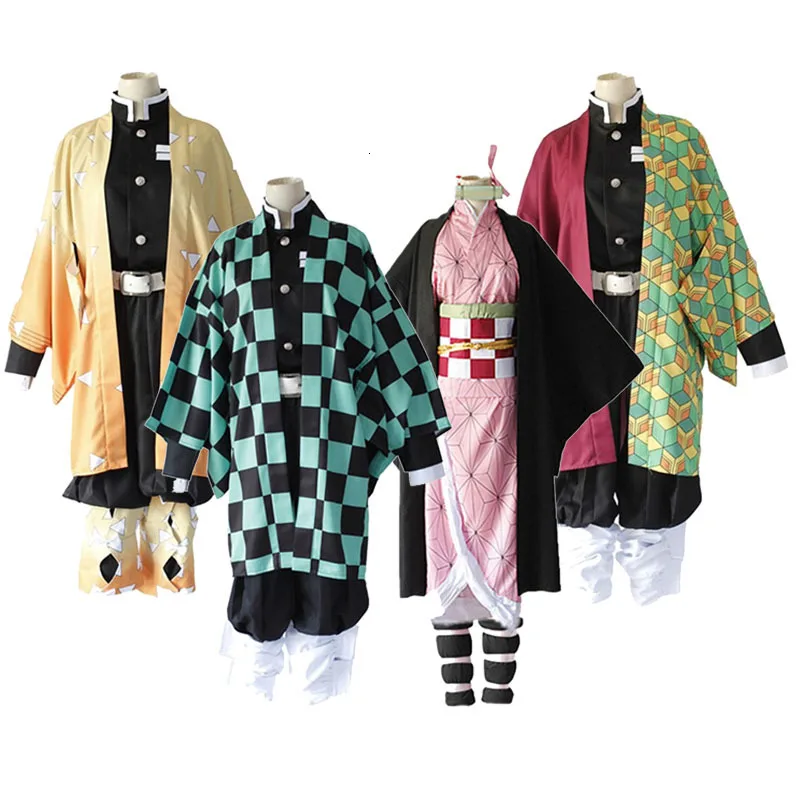 Anime Demon Slayer Kimetsu No Yaiba Tanjiro Kamado Wigs Uniform Cosplay Costume Mens Kimono Halloween Costumes For Women CS010
Anime Demon Slayer Kimetsu No Yaiba Tanjiro Kamado Wigs Uniform Cosplay Costume Mens Kimono Halloween Costumes For Women CS010