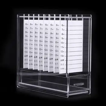 Transparent False Eyelashes Storage Lash Pallet Holder Drawer Type Nail Display Removable for Eyelash Extension Display Stand
Transparent False Eyelashes Storage Lash Pallet Holder Drawer Type Nail Display Removable for Eyelash Extension Display Stand