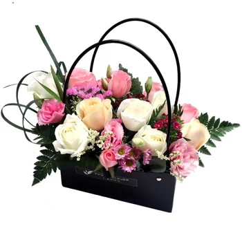 PVC Bag Kraft Paper Bag Flower BoxWaterproof Handbag Plastic Flower Box Rectangular Hand Carry Flower Arrangement
PVC Bag Kraft Paper Bag Flower BoxWaterproof Handbag Plastic Flower Box Rectangular Hand Carry Flower Arrangement