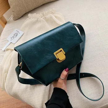 Burminsa Wide Strap Mini Women Crossbody Bag Vintage Lock Design Large Capacity Soft Oil Wax PU Leather Ladies Shoulder Bag 2020
Burminsa Wide Strap Mini Women Crossbody Bag Vintage Lock Design Large Capacity Soft Oil Wax PU Leather Ladies Shoulder Bag 2020