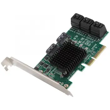 PCI-E to 8-port SATA3.0 Expansion Adapter Card Riser Card for Windows/Vista/MAC/NAS/Linux
PCI-E to 8-port SATA3.0 Expansion Adapter Card Riser Card for Windows/Vista/MAC/NAS/Linux