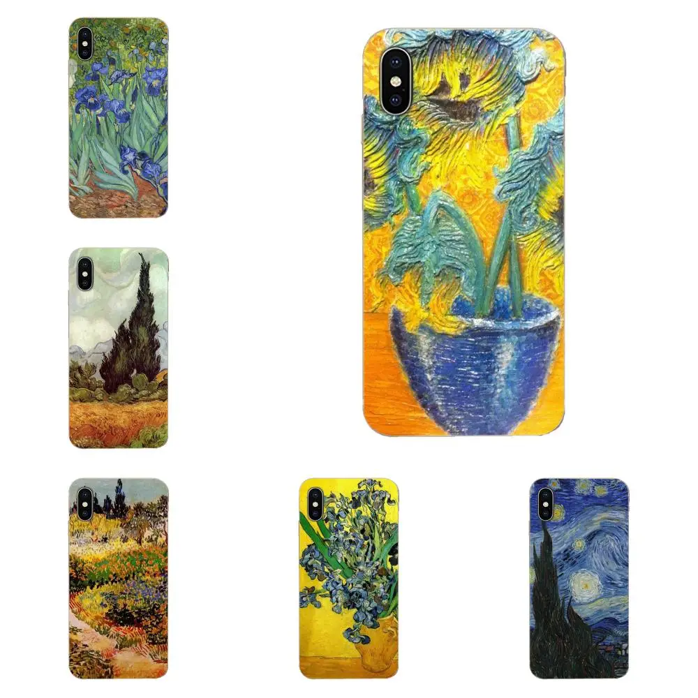 

For Huawei Honor Mate Nova Note 20 20s 30 5 5I 5T 7C 8A 8X 9X 10 Pro Lite Play Soft Cell Phone Cover Case Van Gogh Starry Night