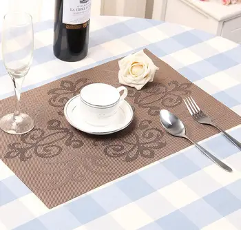 Fyjafon 4/6pieces Table Mat Heat-Resistant Placemats PVC Washable Table Protector Anti-slip Table Mats Dining hall Placemat
Fyjafon 4/6pieces Table Mat Heat-Resistant Placemats PVC Washable Table Protector Anti-slip Table Mats Dining hall Placemat