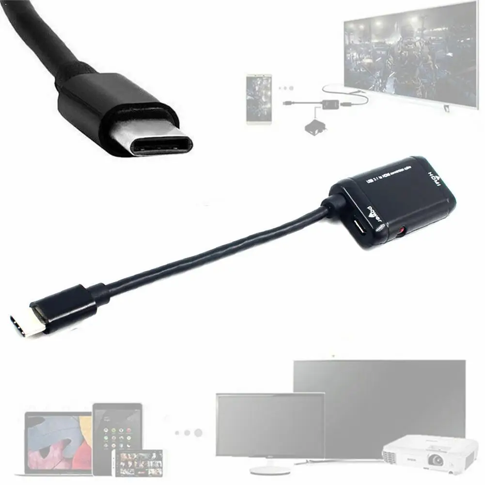 NEW USB 3.1 to HDMI conversion adapter Type-C to HDMI HD MacBook 1080P For New Cable Adapter P4H8
NEW USB 3.1 to HDMI conversion adapter Type-C to HDMI HD MacBook 1080P For New Cable Adapter P4H8