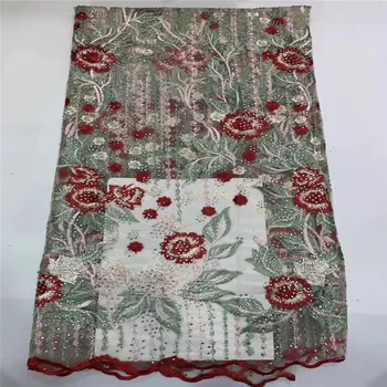 Nigerian French Lace Fabrics 2019 African Stone Tulle Lace Fabric High Quality African Lace Wedding Fabric For Dres Red
Nigerian French Lace Fabrics 2019 African Stone Tulle Lace Fabric High Quality African Lace Wedding Fabric For Dres Red