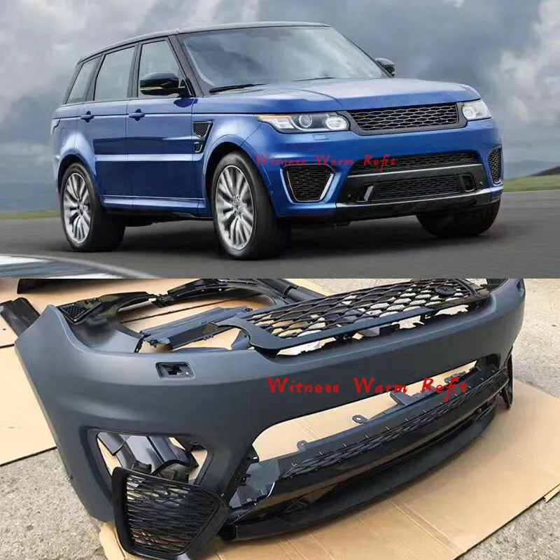 PP Unpainted Car Body Kit Front Bumper Rear Bumper Side Skirts Round Eyebrows for Range Rover Sport 14-16
PP Unpainted Car Body Kit Front Bumper Rear Bumper Side Skirts Round Eyebrows for Range Rover Sport 14-16