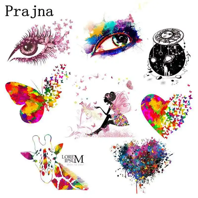 Prajna Colorful Butterfly Eyes Iron On Transfers Vinyl Heat Transfer Patches For Clothing Ironing Stickers On Clothes DIY Decor
Prajna Colorful Butterfly Eyes Iron On Transfers Vinyl Heat Transfer Patches For Clothing Ironing Stickers On Clothes DIY Decor
