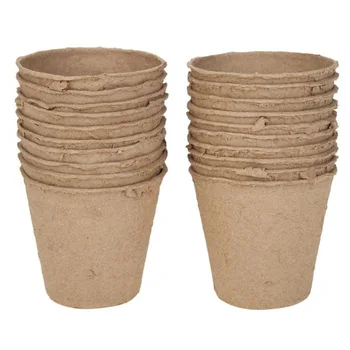 50pcs 3.5"round Paper Pulp Peat Pots Plant Nursery Cup Tray Garden Seedling Tool Seed Starters Cups Home Cultivation
50pcs 3.5"round Paper Pulp Peat Pots Plant Nursery Cup Tray Garden Seedling Tool Seed Starters Cups Home Cultivation