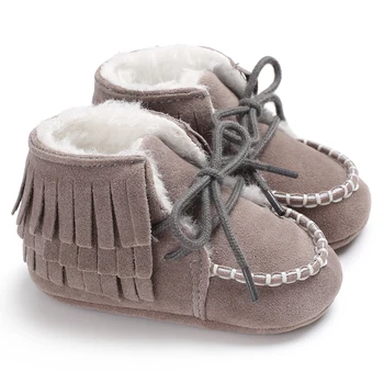 PatPat 2020 New Winter Baby Toddler Solid Tasseled Lace-up Fluff Prewalker Shoes for Toddler Boy
PatPat 2020 New Winter Baby Toddler Solid Tasseled Lace-up Fluff Prewalker Shoes for Toddler Boy