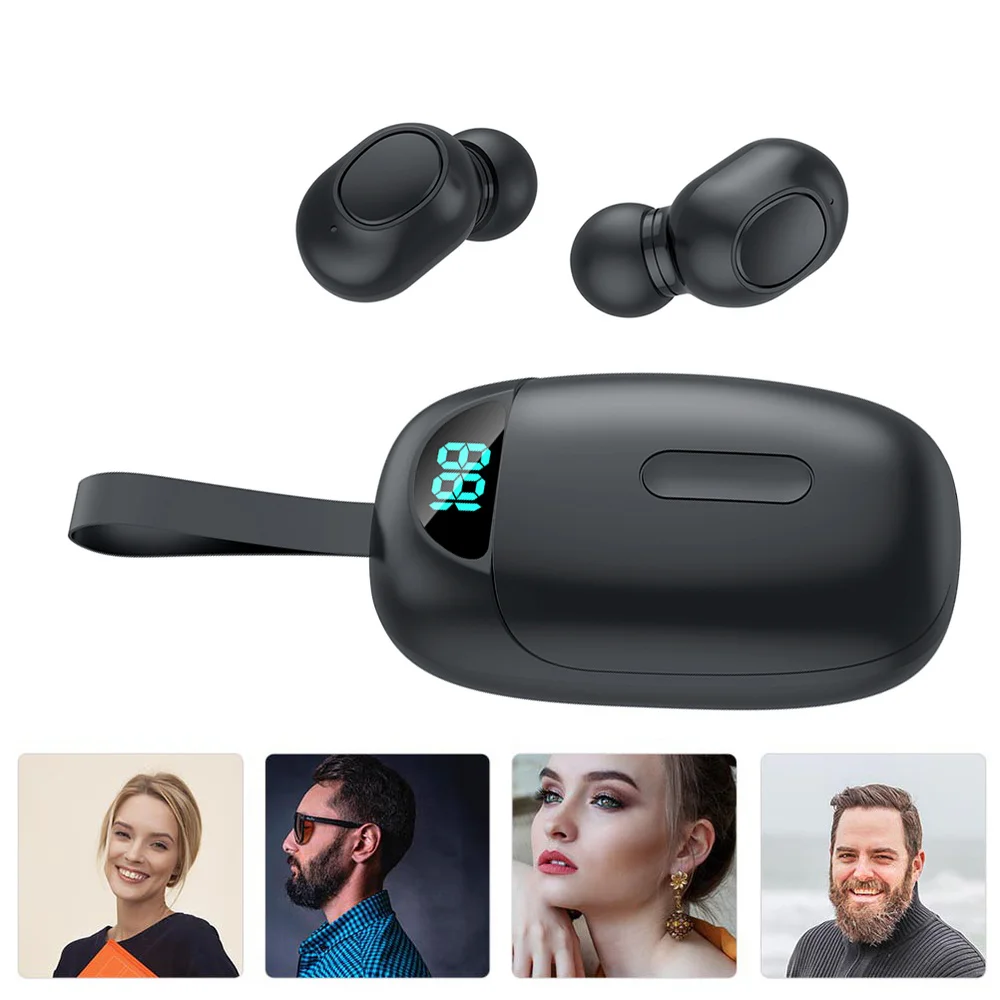 1 Set of Stereo Waterproof Useful Wireless Earbuds Wireless Earphone Wireless Earplugs for Exercice
1 Set of Stereo Waterproof Useful Wireless Earbuds Wireless Earphone Wireless Earplugs for Exercice