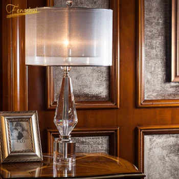 Nordic Luxury LED Table Lamp Lighting Modern K9 Material Crystal Minimalist Table Lights Study Bedroom Dining Room Table Lamps 
Nordic Luxury LED Table Lamp Lighting Modern K9 Material Crystal Minimalist Table Lights Study Bedroom Dining Room Table Lamps