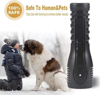 Rechargeable Ultrasonic Dog Repellent LED Flashlight Handheld Anti Barking Device Safe Pet Training Aid Good Behavior
Rechargeable Ultrasonic Dog Repellent LED Flashlight Handheld Anti Barking Device Safe Pet Training Aid Good Behavior