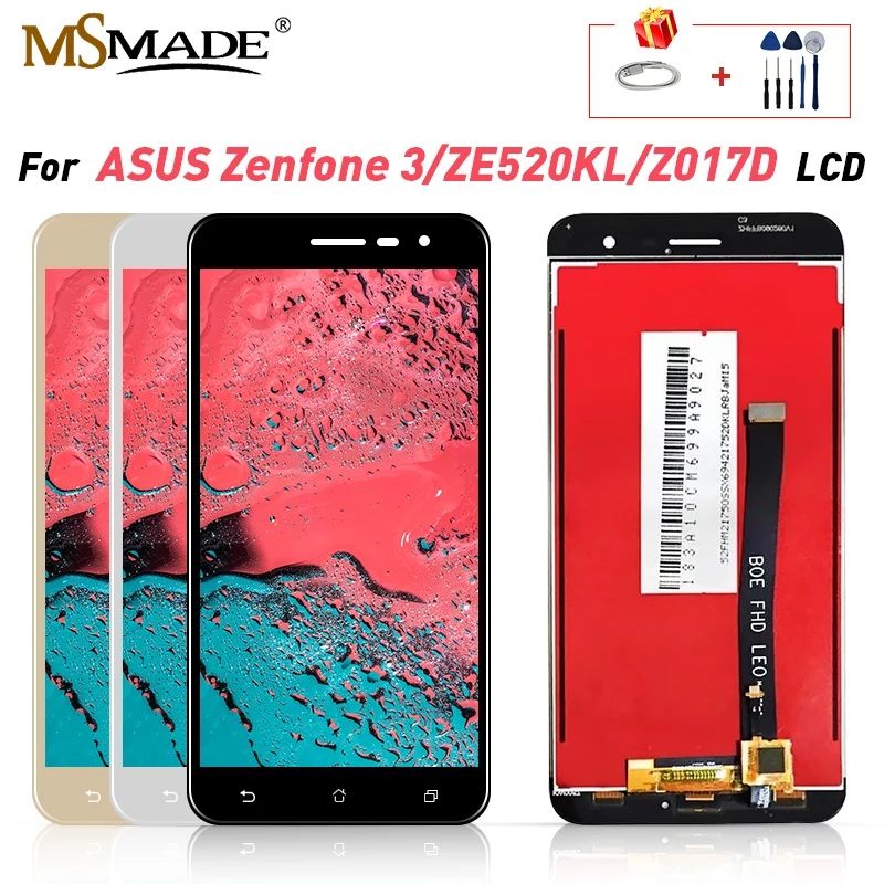 For Asus ZenFone 3 ZE520KL Z017D LCD Screen Display Touch Panel Digitizer Assembly For Asus ZE520KL Z017D LCD 5.2 inch
For Asus ZenFone 3 ZE520KL Z017D LCD Screen Display Touch Panel Digitizer Assembly For Asus ZE520KL Z017D LCD 5.2 inch
