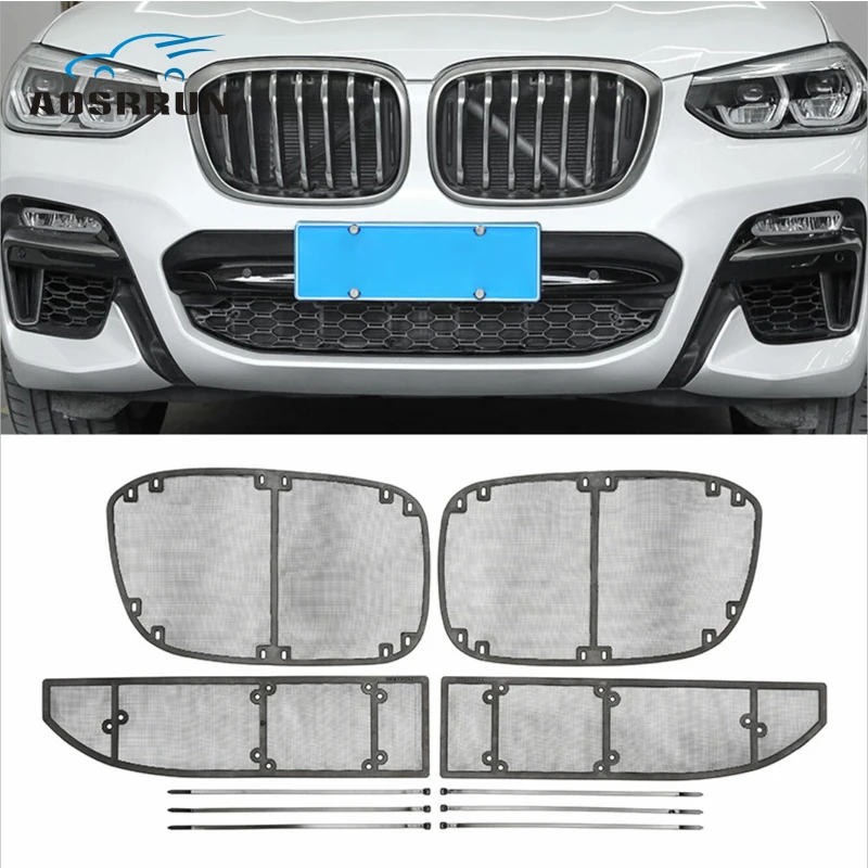 Front grille modified water tank protection net engine protection insect net Car Accessories For BMW X3 G01 2018 2019 2020
Front grille modified water tank protection net engine protection insect net Car Accessories For BMW X3 G01 2018 2019 2020