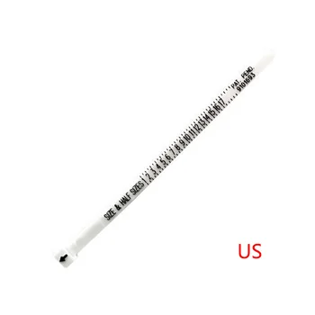 2pcs Finger Measure Jewellery Tools UK/US Economical Accurate Practical Plastic Band Tester Portable White Multisizer Ring Gauge
2pcs Finger Measure Jewellery Tools UK/US Economical Accurate Practical Plastic Band Tester Portable White Multisizer Ring Gauge