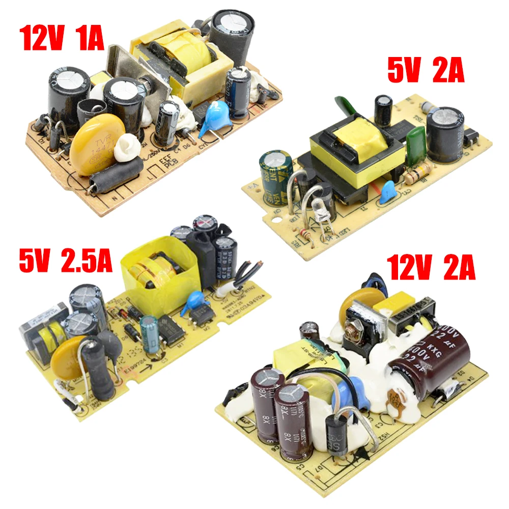 AC-DC 100V-240V to 5V 2A/2.5A 12V 1A/2A Switch Power Supply Module Overvoltage Overcurrent Short Circuit Dual Protection
AC-DC 100V-240V to 5V 2A/2.5A 12V 1A/2A Switch Power Supply Module Overvoltage Overcurrent Short Circuit Dual Protection