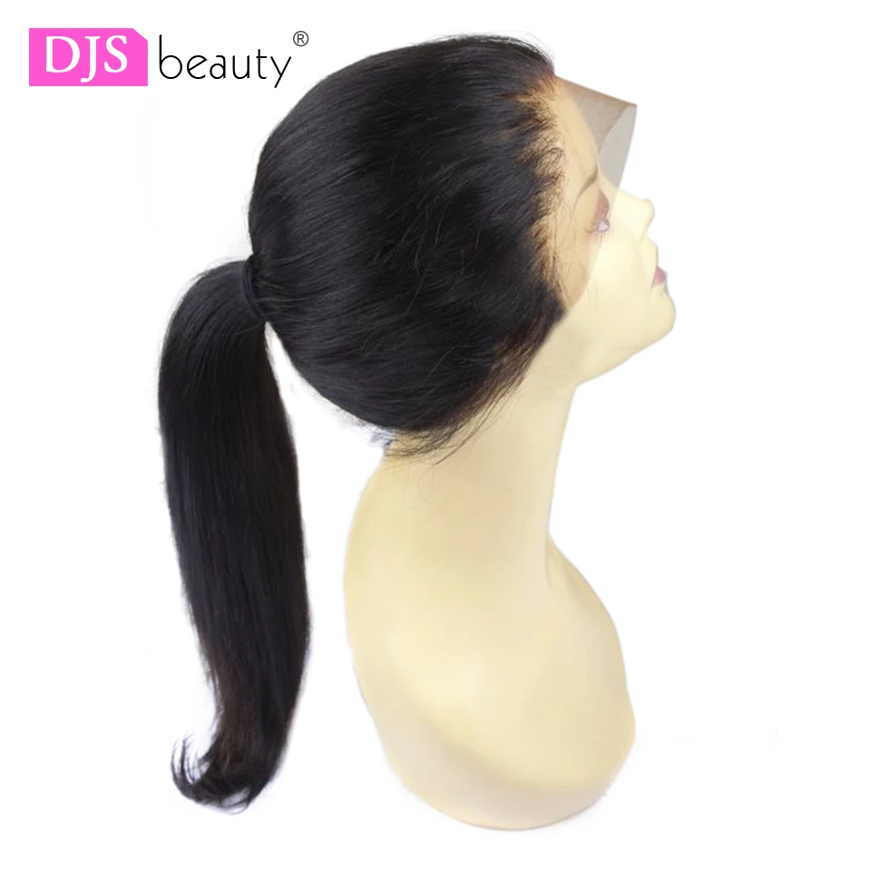 360 Lace Frontal Wigs Pre Plucked With Baby Hair Brazilian Straight Human Hair 130-180 Density Frontal Wig DJSBeauty
360 Lace Frontal Wigs Pre Plucked With Baby Hair Brazilian Straight Human Hair 130-180 Density Frontal Wig DJSBeauty