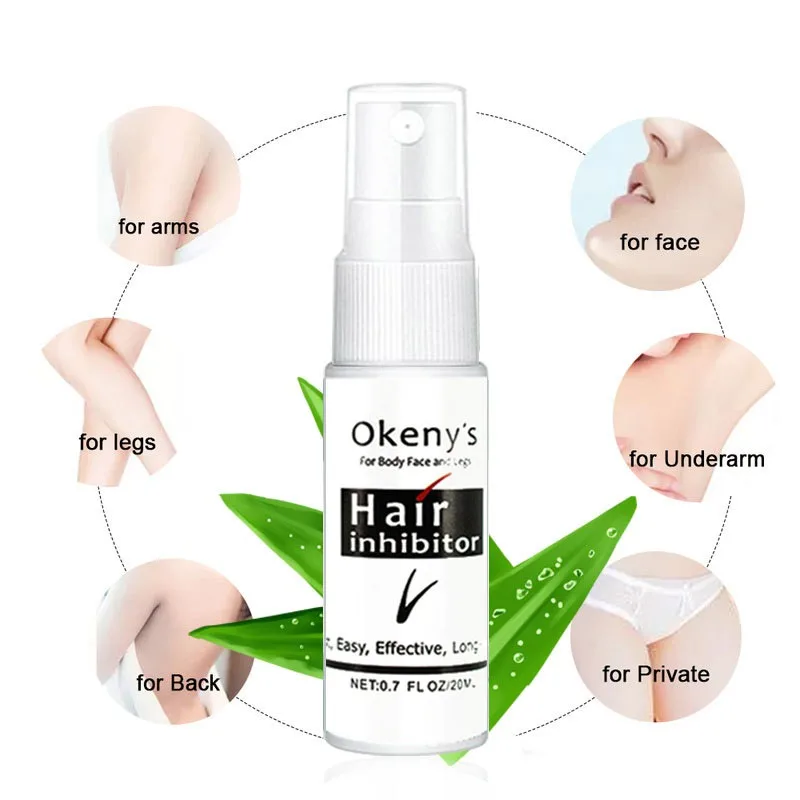 Organic Herbal Permanent Hair Growth Inhibitor Repair Nourish Smooth Body Hair Removal Spray for Private Part Leg Facial Hair
Organic Herbal Permanent Hair Growth Inhibitor Repair Nourish Smooth Body Hair Removal Spray for Private Part Leg Facial Hair