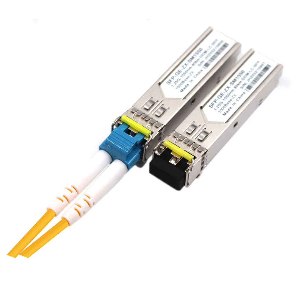 5pcs 1.25G SFP Transceiver SMF LC 1550nm 80KM Duplex LC Fiber Optic Transceiver Modules
5pcs 1.25G SFP Transceiver SMF LC 1550nm 80KM Duplex LC Fiber Optic Transceiver Modules