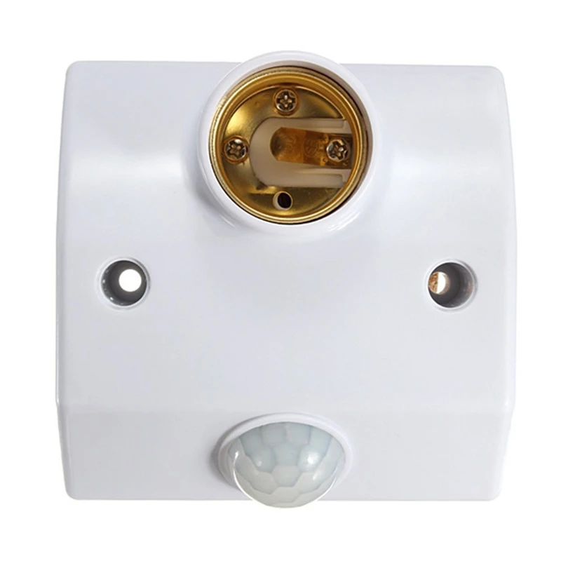 New Ajustable Human Body Induction Lamp Bulb Holder, Infrared Motion PIR Sensor Automatic LED Light Lamp Holder Stand Switch
New Ajustable Human Body Induction Lamp Bulb Holder, Infrared Motion PIR Sensor Automatic LED Light Lamp Holder Stand Switch