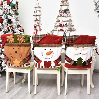 Santa Snowman Elk Chair Covers Christmas Decor Dinner Chair Xmas Cap Sets Dinner Table Hat Chair Back Covers
Santa Snowman Elk Chair Covers Christmas Decor Dinner Chair Xmas Cap Sets Dinner Table Hat Chair Back Covers