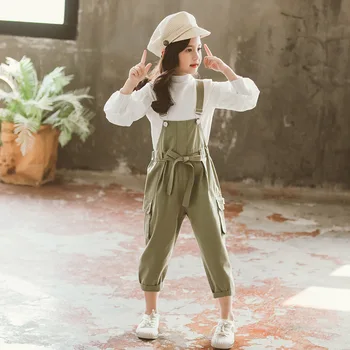 Kids Clothing Set for 6 8 10 12 years Teenage Girls 2020 Autumn Long Sleeve Shirt + Jumpsuit Two Pieces Children Outfits
Kids Clothing Set for 6 8 10 12 years Teenage Girls 2020 Autumn Long Sleeve Shirt + Jumpsuit Two Pieces Children Outfits