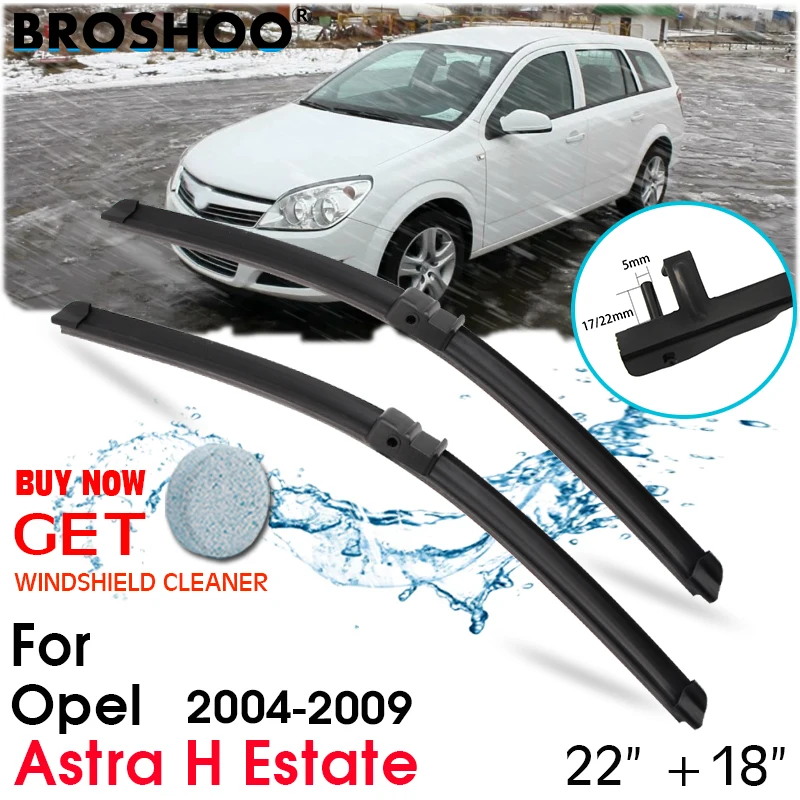 

Car Wiper Blade Front Window Windscreen Windshield Wipers Blades Auto Accessories For Opel Astra H Estate 22"+18" 2004-2009