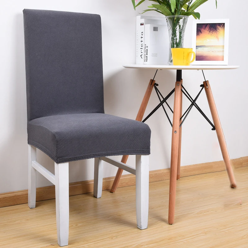 Elastic Knitted Fabric Dining Chair Cover S/L Stretch Seat Cover Washable Dining Chair Protector Slipcover for Hotel Banquet
Elastic Knitted Fabric Dining Chair Cover S/L Stretch Seat Cover Washable Dining Chair Protector Slipcover for Hotel Banquet