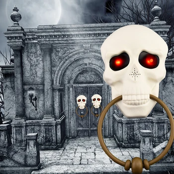 Touch Control Halloween Skull Doorbell Decoration Creepy Skull with Scary Sounds LED Light Ornament Halloween Gift for Halloween
Touch Control Halloween Skull Doorbell Decoration Creepy Skull with Scary Sounds LED Light Ornament Halloween Gift for Halloween