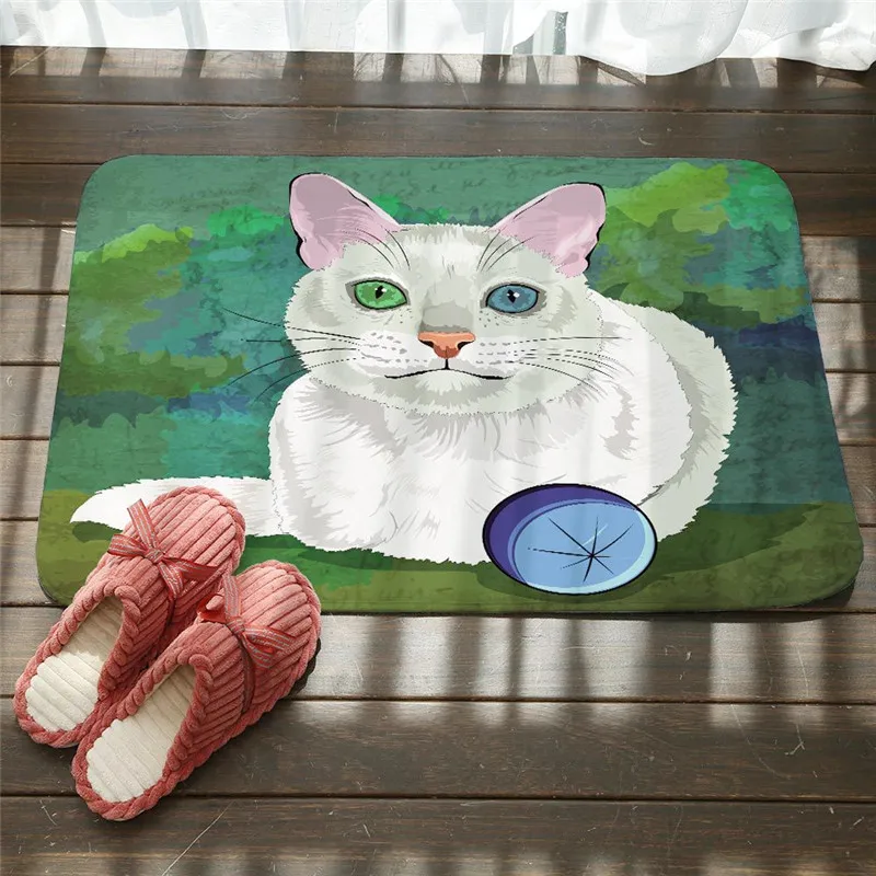 Dog Printing Doormat Animal Cat Flannel Floor Mat Home Decoration Non-slip Cat Door Mat Tapis De Bain Felpudo
Dog Printing Doormat Animal Cat Flannel Floor Mat Home Decoration Non-slip Cat Door Mat Tapis De Bain Felpudo