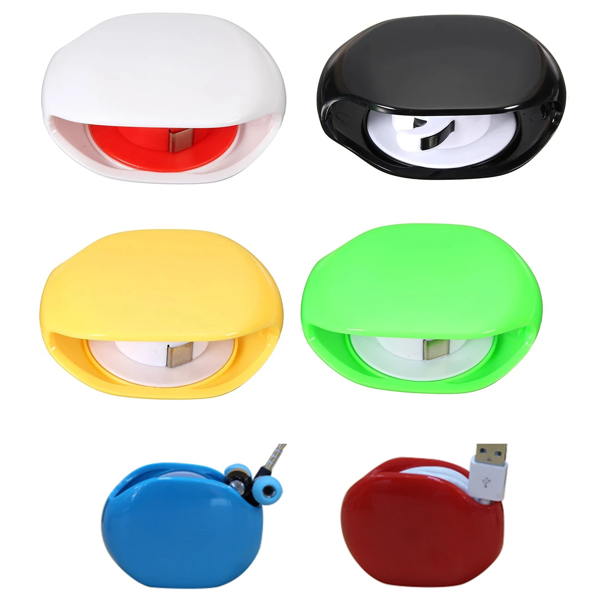Automatic Roll Earphone Headset Headphone cable Cord Winder Headphones Storage, Red
Automatic Roll Earphone Headset Headphone cable Cord Winder Headphones Storage, Red