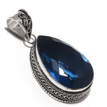 Genuine Iolite Pendant Silver Overlay over Copper, Hand made Women Jewelry gift , P9121
Genuine Iolite Pendant Silver Overlay over Copper, Hand made Women Jewelry gift , P9121