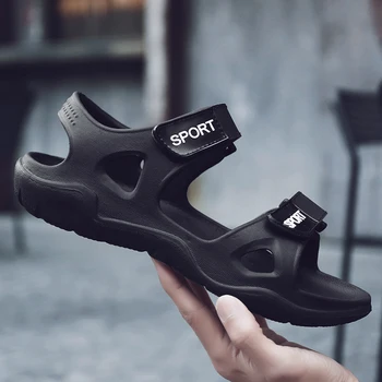 2019 New Men Summer Outdoor Mens Flats Casual Beach Athletic Shoes Non-slip Sport Summer Quality Beach Sneakers Sandals Black 
2019 New Men Summer Outdoor Mens Flats Casual Beach Athletic Shoes Non-slip Sport Summer Quality Beach Sneakers Sandals Black