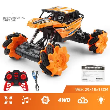 New 1:16 RC Off-road Stunt Car 2.4G Remote Control Drift Climbing Crawler Vehicle Model RTR Toy For Kids Gift
New 1:16 RC Off-road Stunt Car 2.4G Remote Control Drift Climbing Crawler Vehicle Model RTR Toy For Kids Gift
