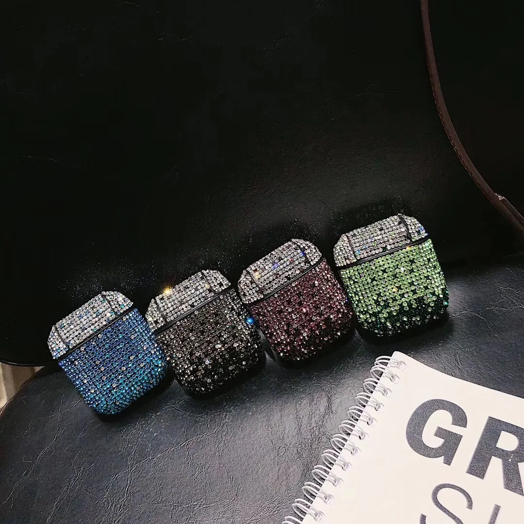 luxury full drill Bluetooth protective case for Airpods1 2 sleeve creative for Apple gradient rhinestone dust
luxury full drill Bluetooth protective case for Airpods1 2 sleeve creative for Apple gradient rhinestone dust