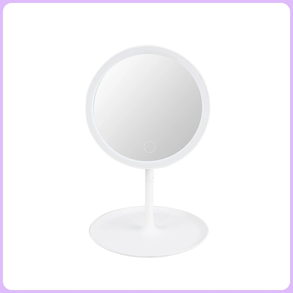 Stepless Dimmable LED Makeup Mirror 90 Degree Rotation Vanity Mirror Adjustable Table Makeup Mirror for Home
Stepless Dimmable LED Makeup Mirror 90 Degree Rotation Vanity Mirror Adjustable Table Makeup Mirror for Home