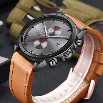 LIGE Mens Watches Top Luxury Brand Waterproof Sport Chronograph Wrist Watch Men Quartz Military Date Leather Relogio Masculino
LIGE Mens Watches Top Luxury Brand Waterproof Sport Chronograph Wrist Watch Men Quartz Military Date Leather Relogio Masculino