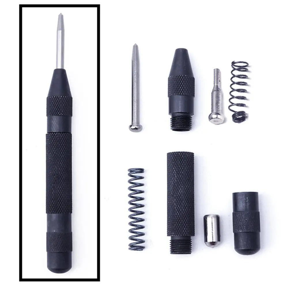 5 Inch Black HSS Automatic Drill Center Pin Punch Spring Loaded Center Punch for Marking Starting Holes Tool
5 Inch Black HSS Automatic Drill Center Pin Punch Spring Loaded Center Punch for Marking Starting Holes Tool
