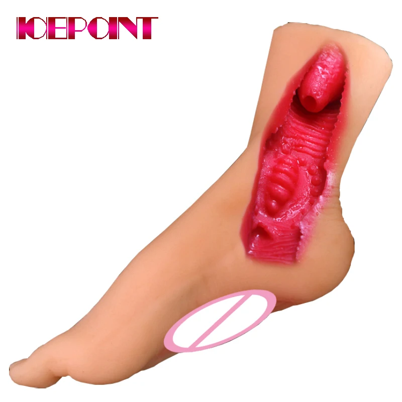 Penis Cock Dildo Cover Stimulator Foot 3D Loving Feet Masturbator Cup Sex Toys Dolls Vagina Pussy High Quality Silicone for Man