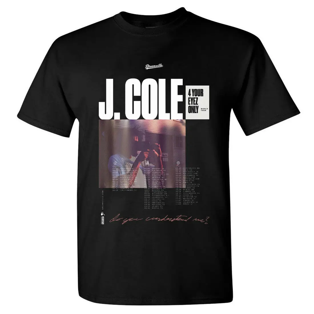 New J Cole 4 Your Eyes Only Tour Unisex New Black Tshirt Size S to 3XL Printing
New J Cole 4 Your Eyes Only Tour Unisex New Black Tshirt Size S to 3XL Printing